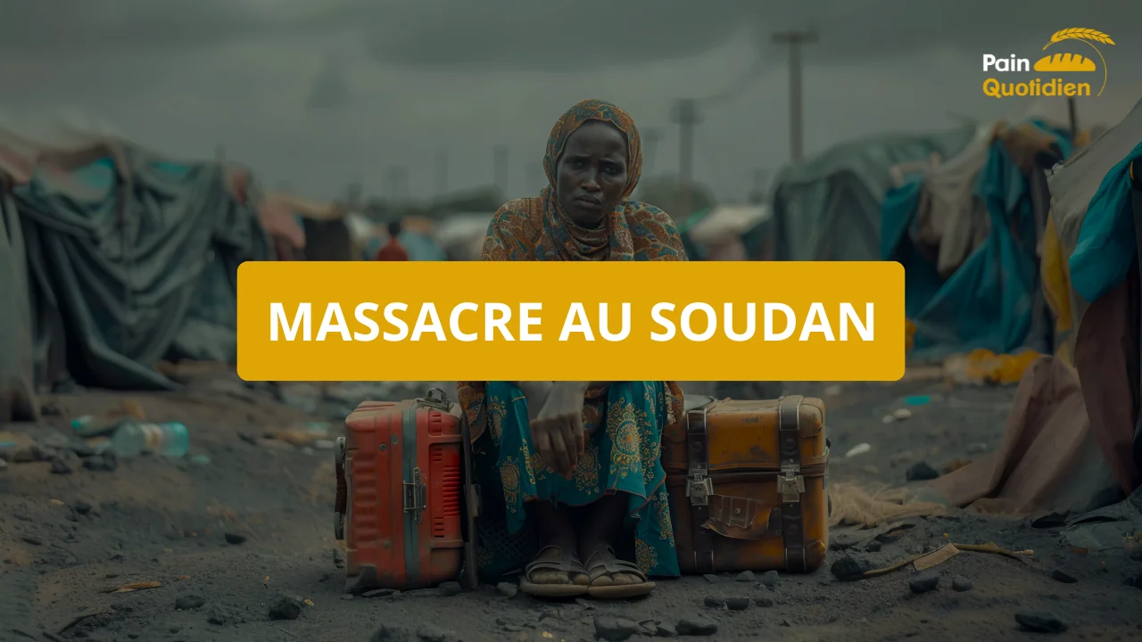 Photo illustrant le massacre au Soudan
